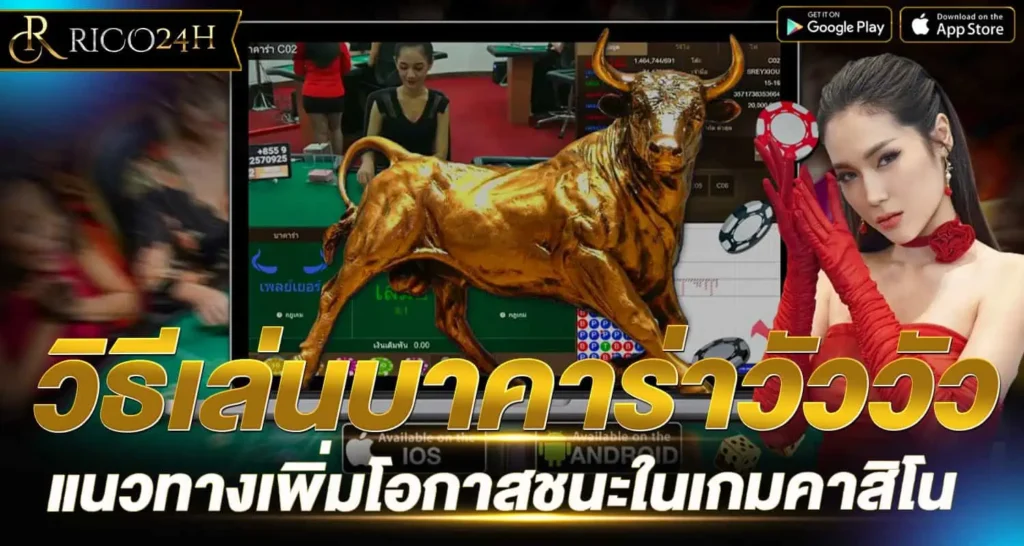 วิธีเล่นบาคาร่าวัววัว แนวทางเพิ่มโอกาสชนะในเกมคาสิโน